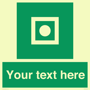 Custom sign safe condition Shipboard general alarm